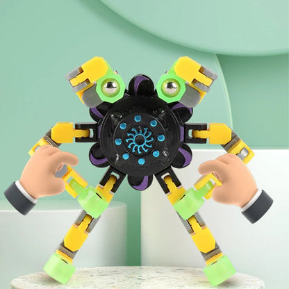 Transformable Deformed Spinner Chain Toys Antistress Hand Spinner For Kids Adults Sensory Gyro Gift 2