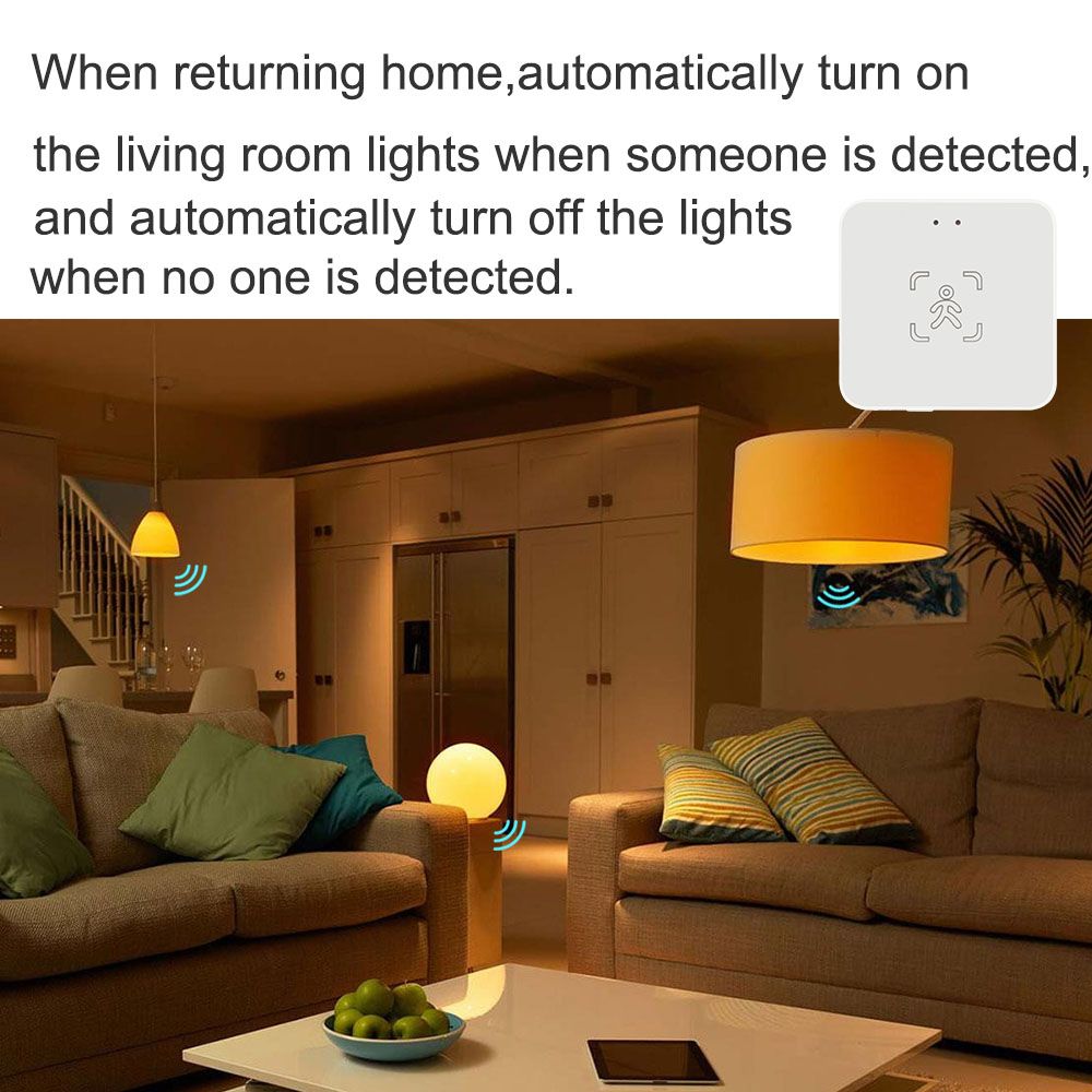 WiFi Smart Human Presence Sensor With MmWave Radar Luminance  Distance Detection Supports Home Assi
