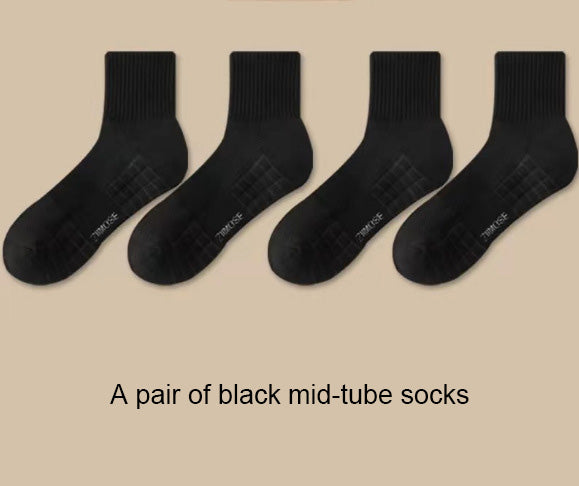 Thermal Winter Socks For MenThickened Sports Socks With Anti Odor Cotton  Plush Velvet Interior Bas 4