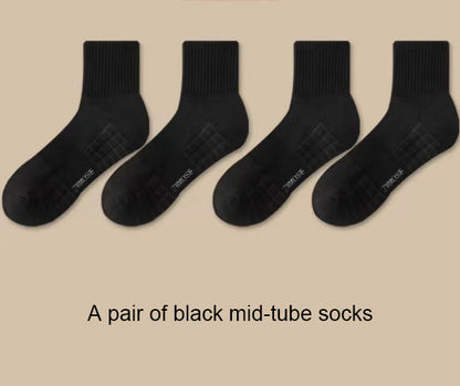 Thermal Winter Socks For MenThickened Sports Socks With Anti Odor Cotton  Plush Velvet Interior Bas 4