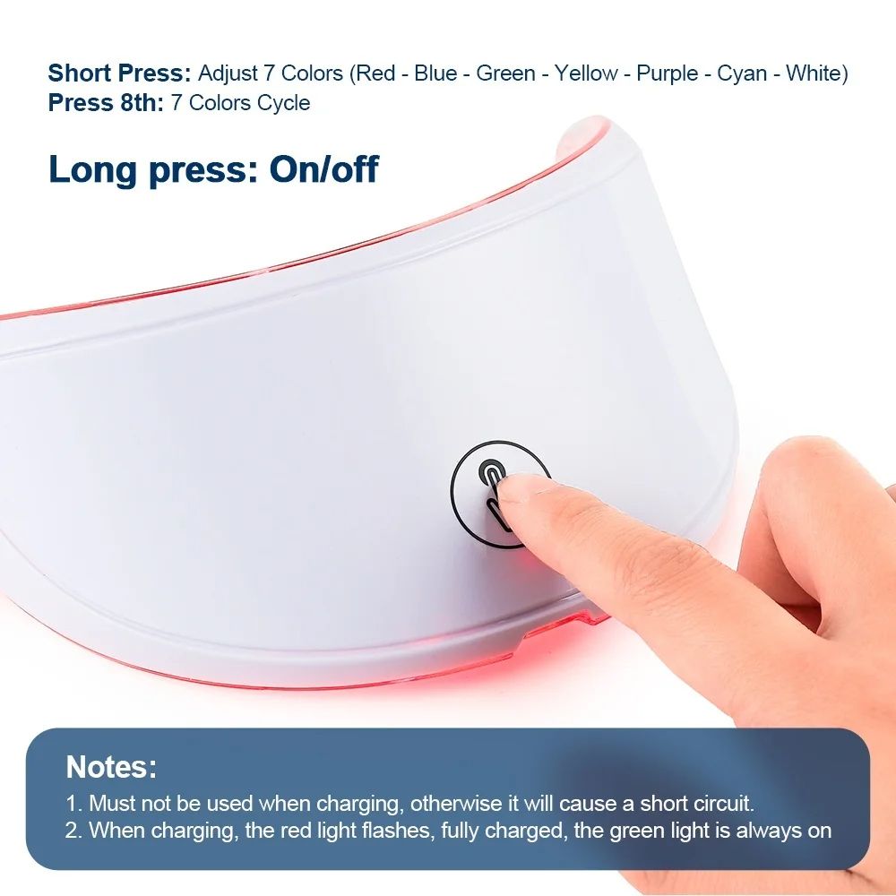 LED Skin Care Massager For Face And Neck Rejuvenating Beauty Machine For Wrinkles Firming And Glow 4