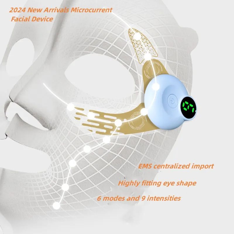 Eye Mask Patch Face Eye Massager Muscle Stimulator For AntiAging Dark Circles Eye Bags Beauty Lift  1