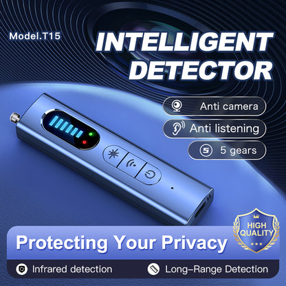 T15 Wireless Camera Detector Infrared Scanner  GPS Signal Finder For Professional Security Protecti