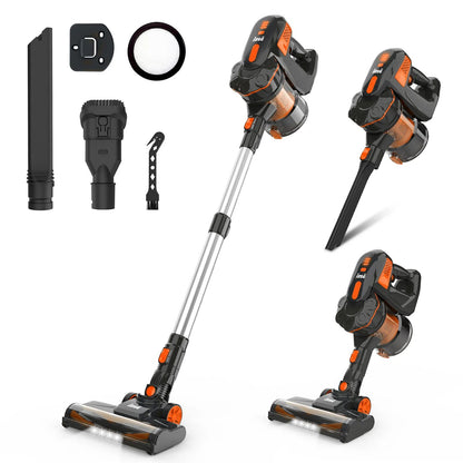 Cordless Stick Vacuum Cleaner Powerful Suction Lightweight For Household Pet Hair Carpet  Floor 7
