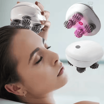 Electric Scalp And Body Massager With Red Light Therapy For Stress Relief Muscle Tension And Fatigu 1