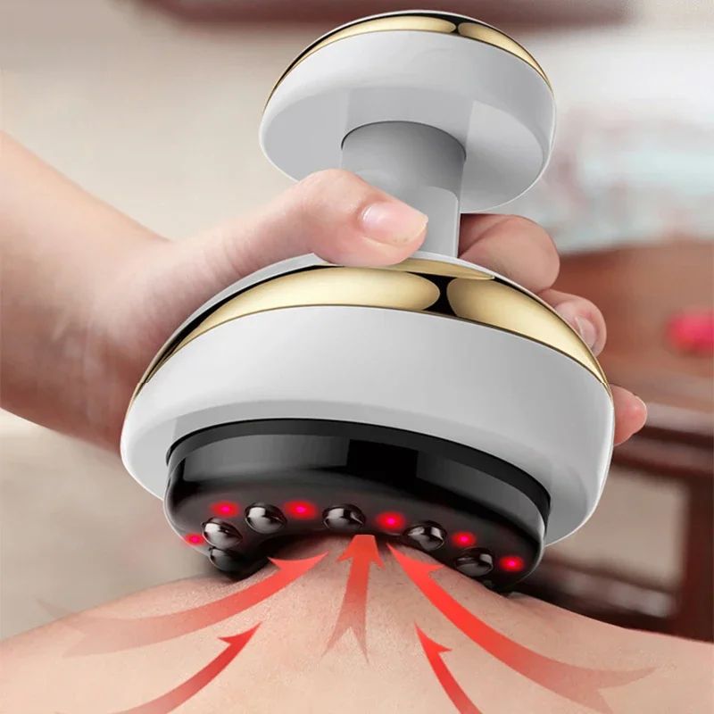 Electric Massage Meridian Brush Universal Body Dredging Cupping  Scraping Instrument For Abdominal  1