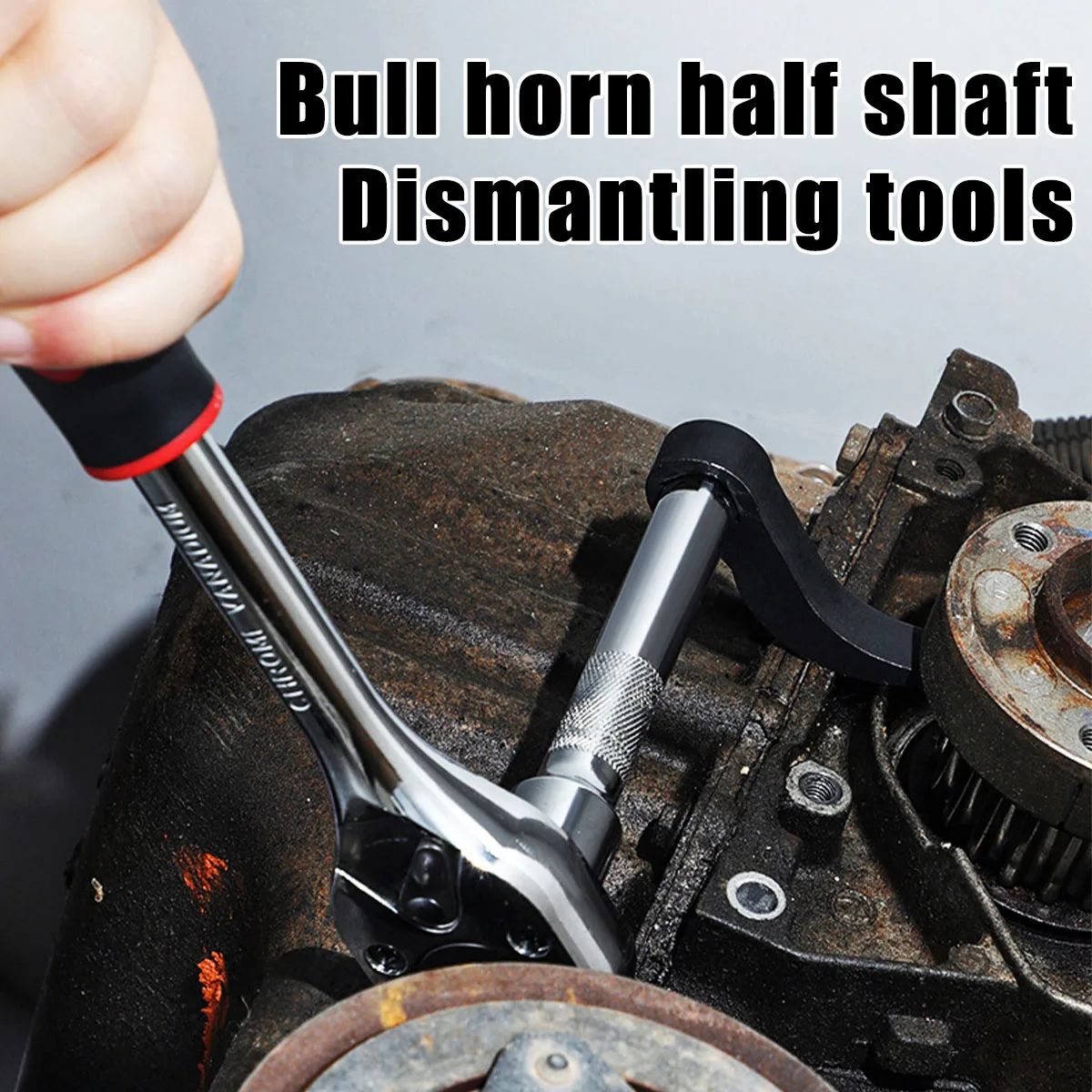Angle Type Half Axle Disassembly Tool  Drive Pry Bar Adapter For OpenEnd Wrenches CV Axle Half Shaf 1