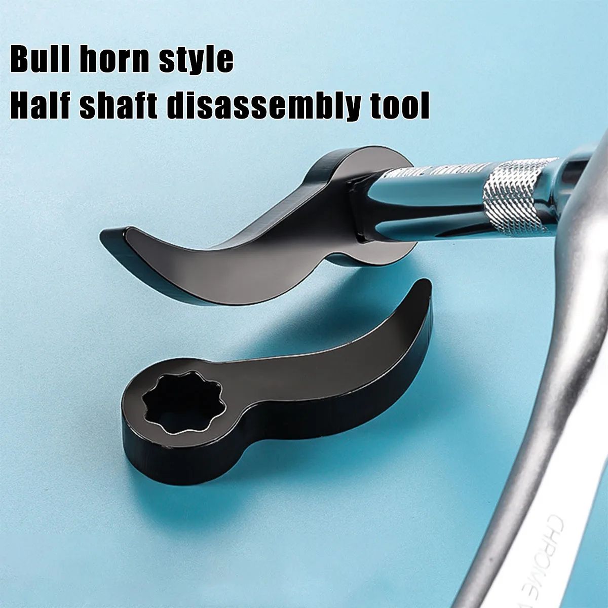 Angle Type Half Axle Disassembly Tool  Drive Pry Bar Adapter For OpenEnd Wrenches CV Axle Half Shaf 5