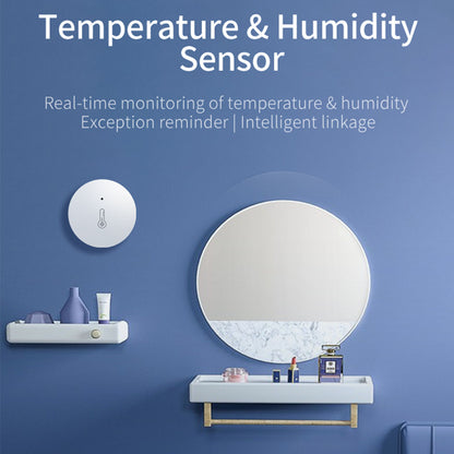 Haozee Smart Temperature  Humidity Sensor Indoor Thermometer Monitor Compatible With Home Assistant 1