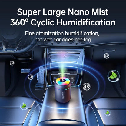 Portable USB Electric Aroma Diffuser  Mini Air Humidifier Essential Oil Mist Maker With LED Lights  3