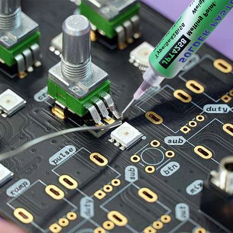 LeadFree Welding Paste SMD Syringe Low Temperature No Clean Solder Paste For IPhone Tail Plug BGA A 4