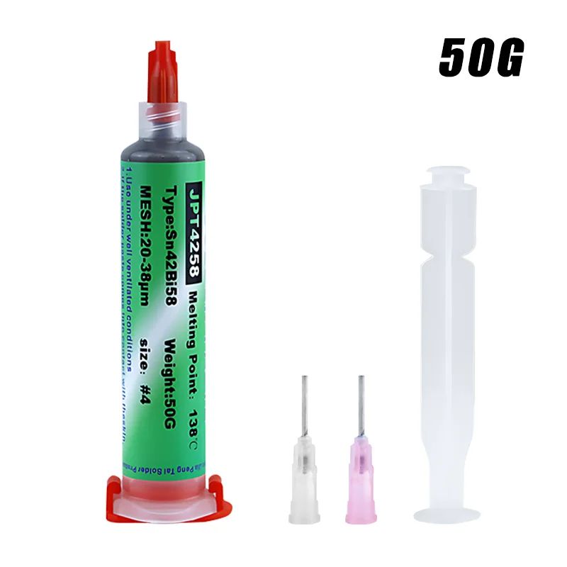 LeadFree Welding Paste SMD Syringe Low Temperature No Clean Solder Paste For IPhone Tail Plug BGA A 8