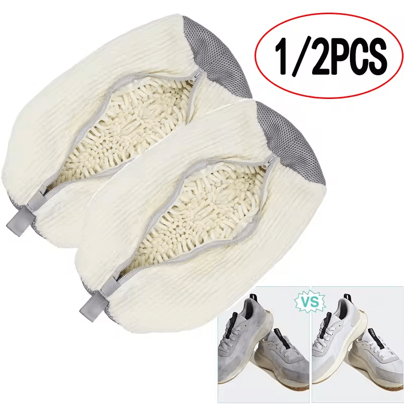 Reusable Shoe Washing Bag for Washing Machine 1 2PCS Sneaker and Tennis Shoe Cleaner Kit