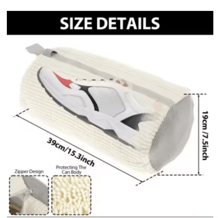 Reusable Shoe Washing Bag For Washing Machine 1 2PCS Sneaker And Tennis Shoe Cleaner Kit 4
