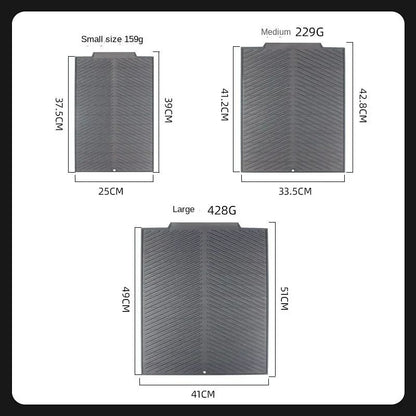 1PC Silicone Drain Pad Drying Mat  NonSlip Kitchen Dish Drain Mat AntiScald Coaster For Tableware A 4