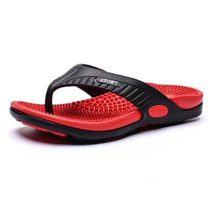 Luxury Massage Slippers Summer Breathable Beach Shoes For Men  Women Comfortable Flip Flops 6