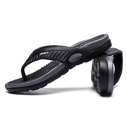 Luxury Massage Slippers Summer Breathable Beach Shoes For Men  Women Comfortable Flip Flops 5