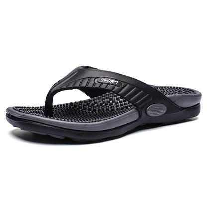 Luxury Massage Slippers Summer Breathable Beach Shoes For Men  Women Comfortable Flip Flops 7