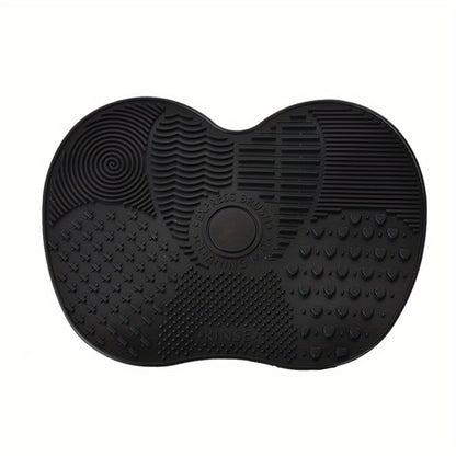 Silicone Apple Shape Makeup Brush Cleaning Pad Cute  Effective Suction Cup Cosmetic Tool 10