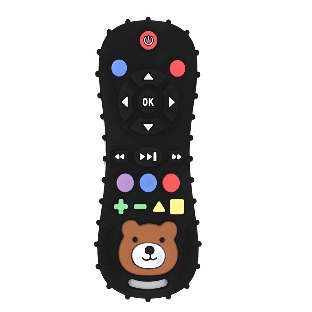 Baby Silicone Remote Teether Teething Stick Pacifier Glove Toy Set 5