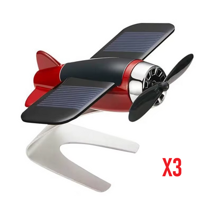Solar Airplane Car Decoration Creative Mens Car Interior Accessories  Desktop Ornament Gift 11