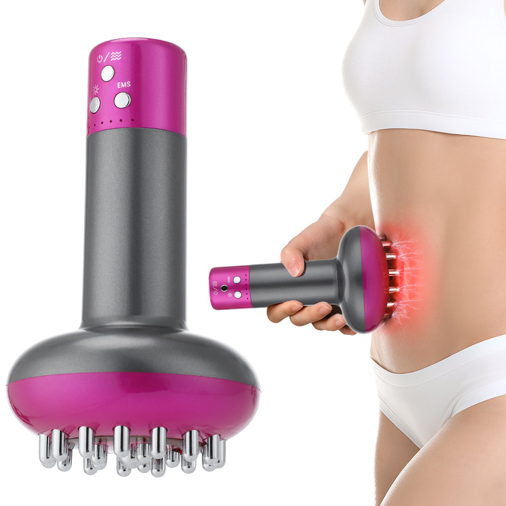 Rechargeable Gua Sha Massager For Body Shaping Heating Meridian Scraping Brush For Lymphatic Detox  1