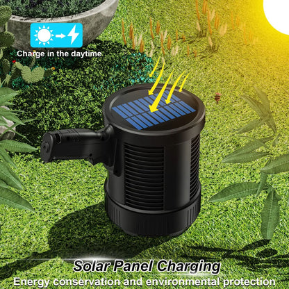Rechargeable Spotlight Lumens Handheld Super Bright LED Spot Lights Solar Powered Searchlight With  4