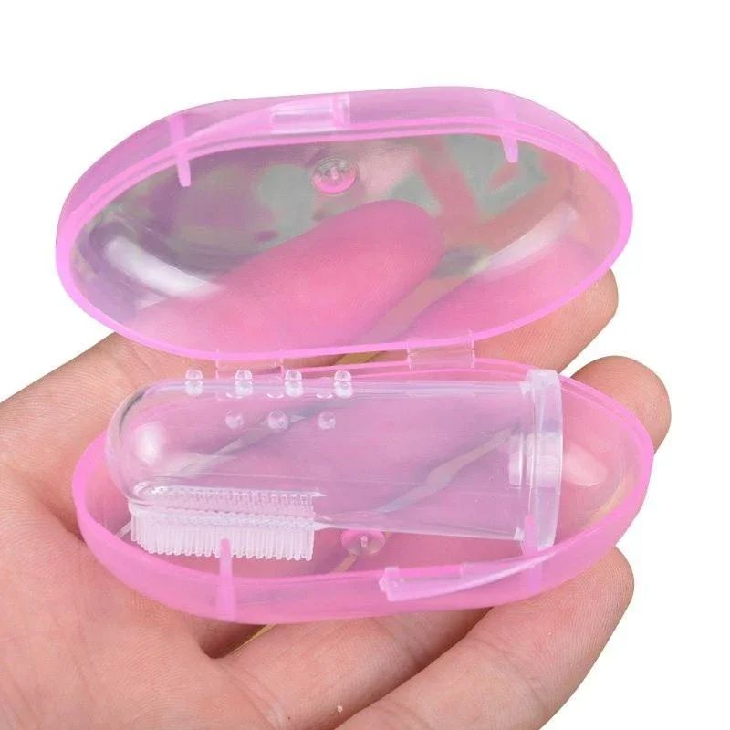 Super Soft Pet Finger Toothbrush For Dog Cat Teddy Dog Brush For Bad Breath Tartar  Teeth Cleaning 8