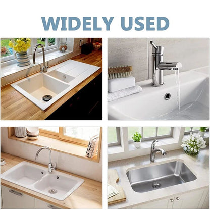 Plastic Sink Hole Overflow Cover Ring For Bathroom Basin Kitchen Drain Trim Plug Round Oval Overflo 5