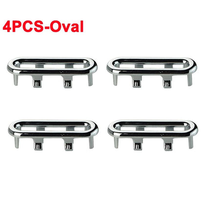 Plastic Sink Hole Overflow Cover Ring For Bathroom Basin Kitchen Drain Trim Plug Round Oval Overflo 9