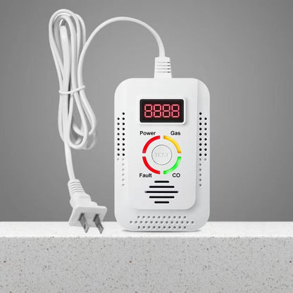 Natural Gas  Carbon Monoxide Detector PlugIn Combustible Gas Leak Monitor For Home  Kitchen Safety 6
