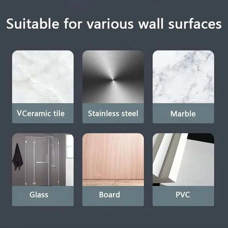 MultiPurpose Transparent DoubleSided Adhesive Wall Hooks Waterproof Clothes Towel Key Holder For Ki
