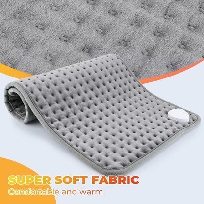 Heating Blanket For Winter UltraSoft Electric Warm Pad With Timer Ideal For Back Legs  FullBody Com