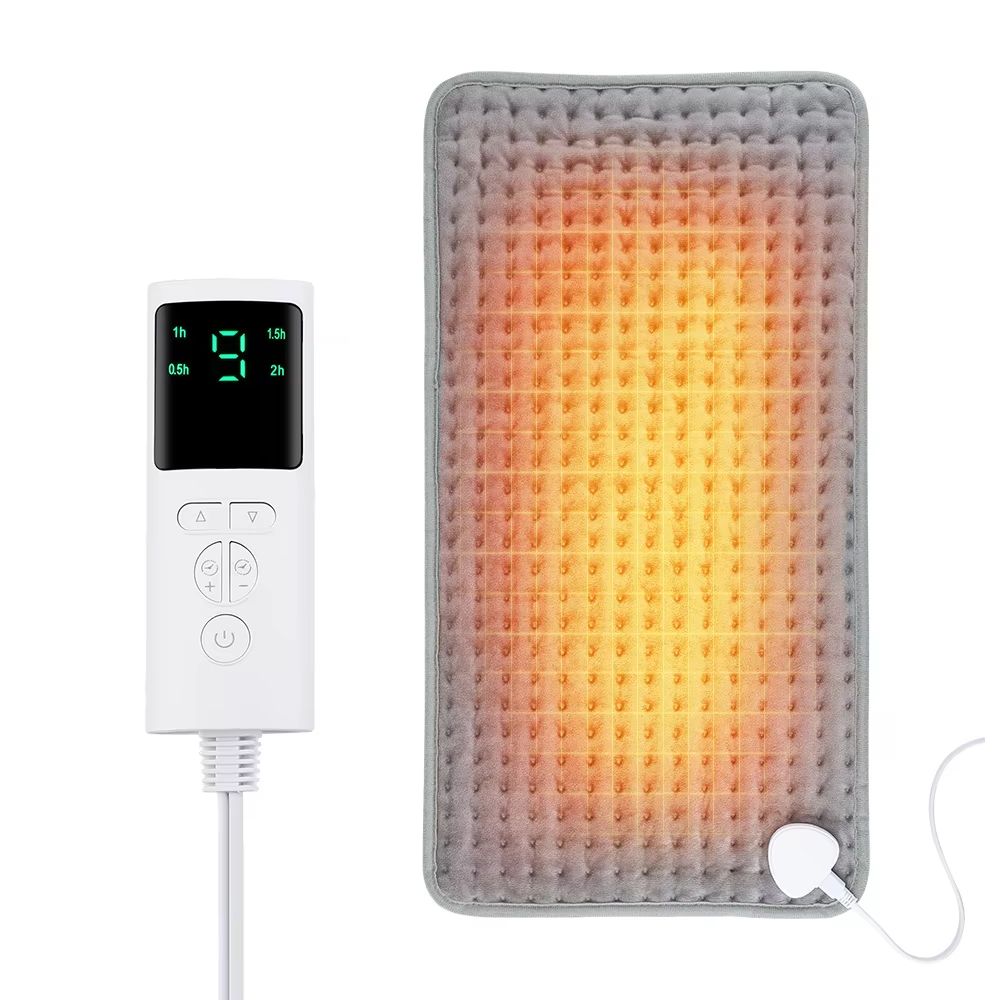 Heating Blanket for Winter, Ultra-Soft Electric Warm Pad with Timer, Ideal for Back, Legs & Full-Body Comfort
