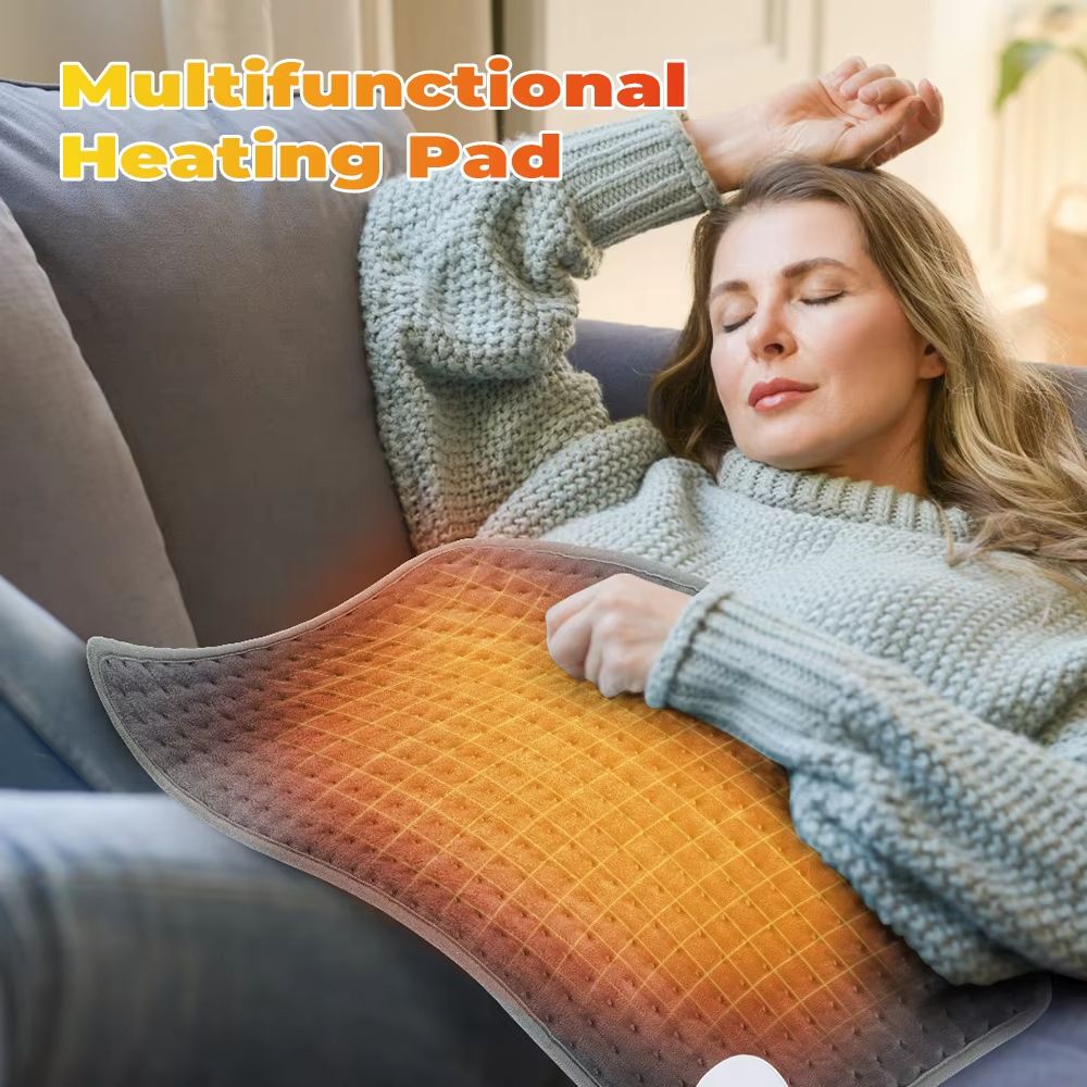 Heating Blanket For Winter UltraSoft Electric Warm Pad With Timer Ideal For Back Legs  FullBody Com
