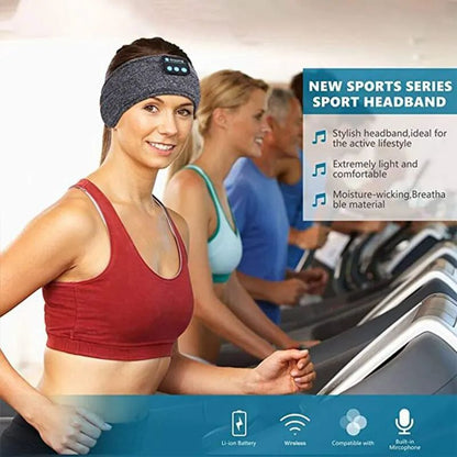 Fone Bluetooth Earphones Sports Sleeping Headband Wireless Music Eye Mask  Elastic Headphones For S 1