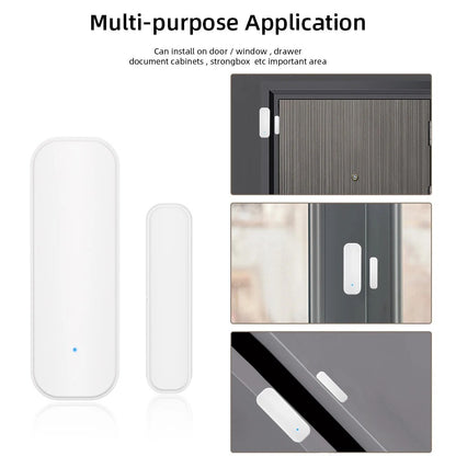 WiFi Smart Home Door  Window Sensor Security Alarm System Compatible With Alexa  Google Assistant 4