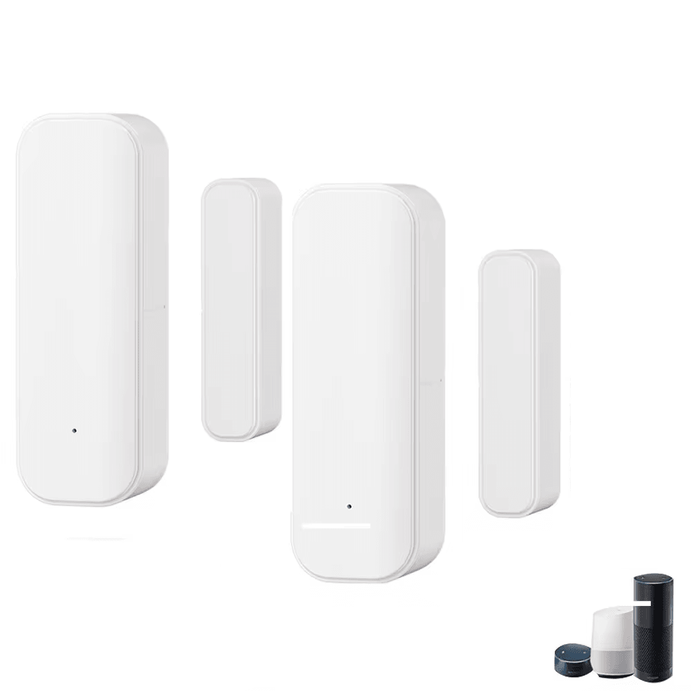 WiFi Smart Home Door & Window Sensor, Security Alarm System Compatible with Alexa & Google Assistant