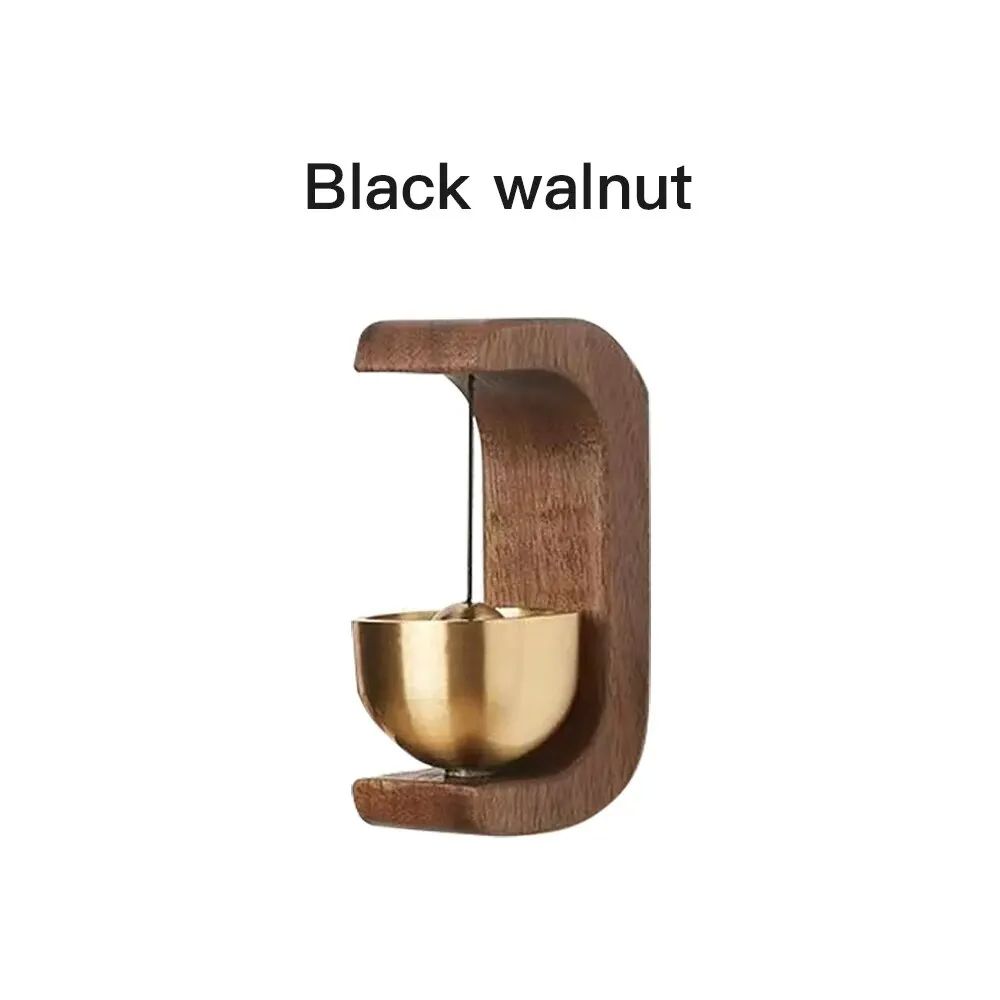 Dopamine Windbell Magnetic Inhalation Home Windbell Beech Car Entry Reminder Bell  Copper  Walnut O 7