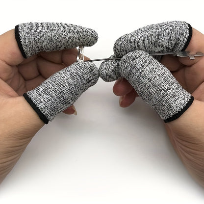 High Performance 10Pcs AntiCutting Finger Gloves Level 5 Protection For Kitchen  Outdoor Tasks 4