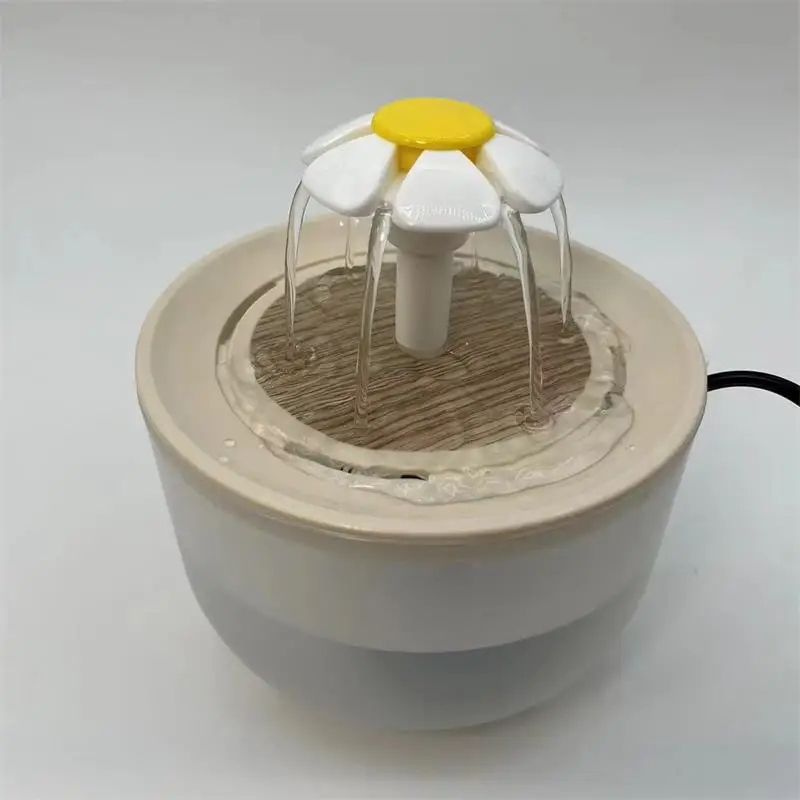 Pets Water Fountain Auto Filter USB Electric Mute Cat Drinker Bowl Recirculating Water Dispenser Fo 3
