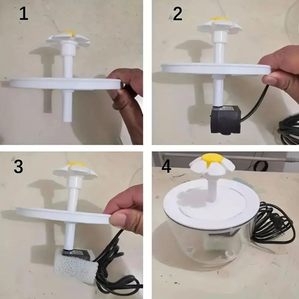 Pets Water Fountain Auto Filter USB Electric Mute Cat Drinker Bowl Recirculating Water Dispenser Fo 4