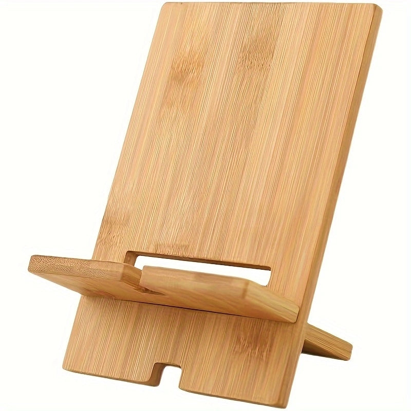 Solid Wood Phone Stand MultiFunctional Charging Dock  Tablet Holder 1