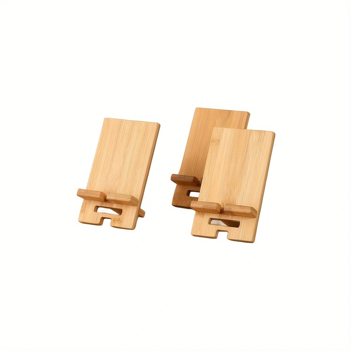 Solid Wood Phone Stand MultiFunctional Charging Dock  Tablet Holder 3