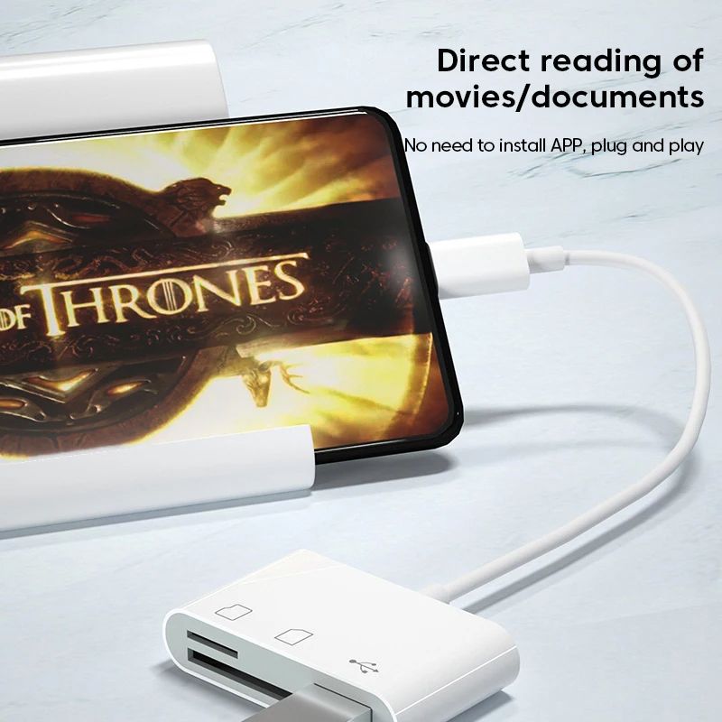 USB Type C OTG Card Reader SDTF Memory Adapter Compatible With Huawei Samsung Xiaomi Devices 1