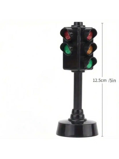 Mini Traffic Signs Road Light Block  Children Safety Education Puzzle Toy With LED  Sound  Ideal Ki 1
