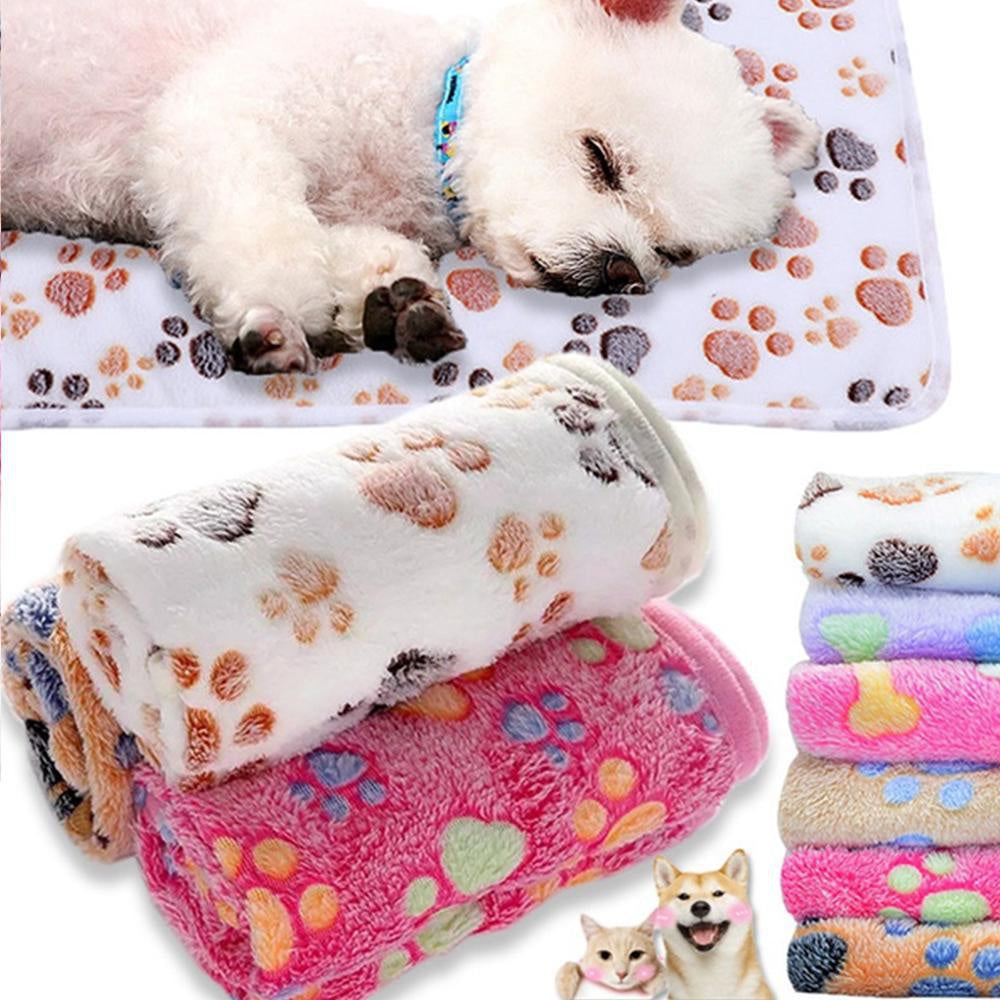 Soft Fluffy HighQuality Pet Blanket Cute Cartoon Pattern Warm  Comfortable Mat For Cats  Dogs 3