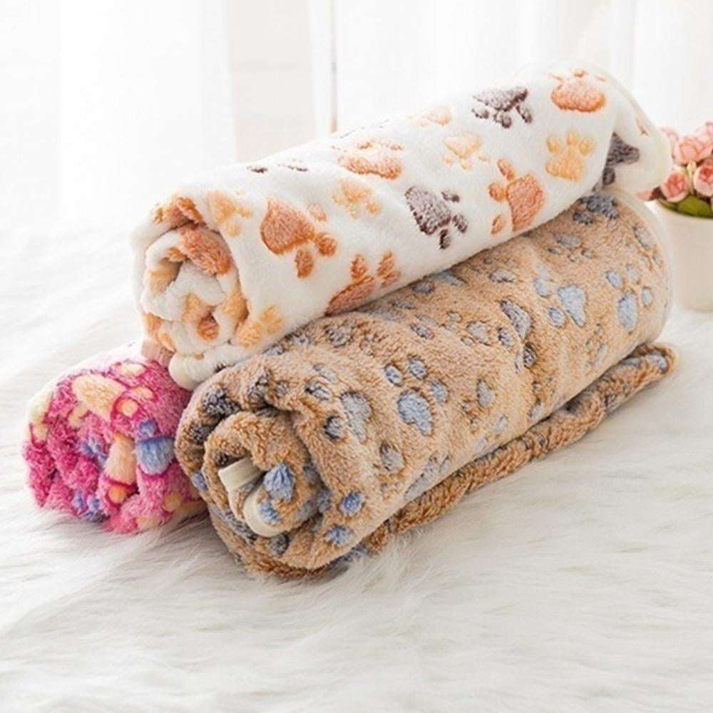 Soft Fluffy HighQuality Pet Blanket Cute Cartoon Pattern Warm  Comfortable Mat For Cats  Dogs 1