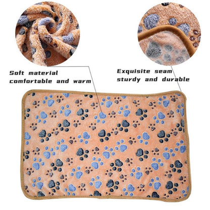 Soft Fluffy HighQuality Pet Blanket Cute Cartoon Pattern Warm  Comfortable Mat For Cats  Dogs 4