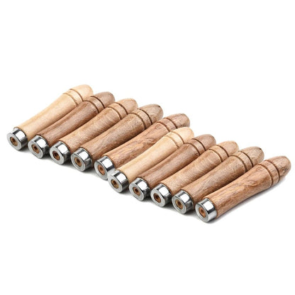 Durable Wooden File Handle Replacement RustProof Metal Collar For Woodworking File Rasps Craft Tool 1